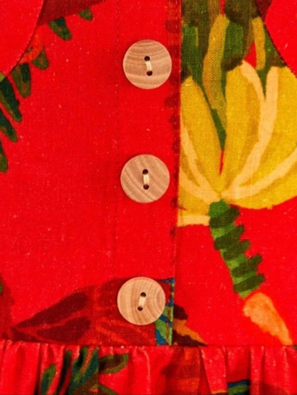 FARM RIO | $199 Red Forest Birds Mini Dress